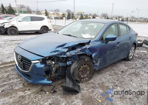 2017 Mazda Mazda3 Sport from USA, damaged, VIN 3MZBN1U77HM155366